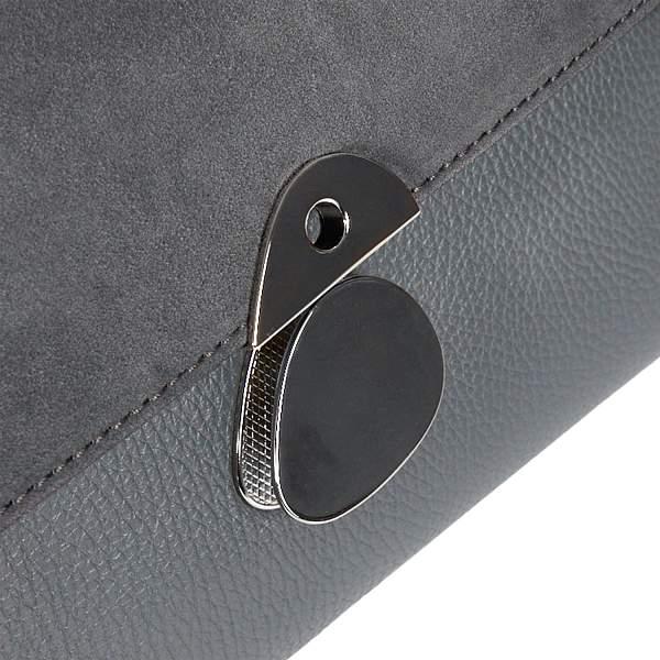 Классическая женская сумка среднего размера BRIALDI Leona (Леона) relief grey BR47438WT Серый Brialdi, Артикул: BR47438WT фото №1