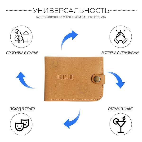 Бумажник BRIALDI Erie (Эри) black BR07592MC Черный Brialdi, Артикул: BR07592MC фото №1