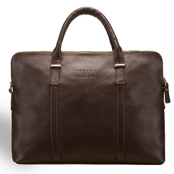 Деловая сумка BRIALDI Durango (Дуранго) brown BR08447SK Коричневый Brialdi, Артикул: BR08447SK фото №1