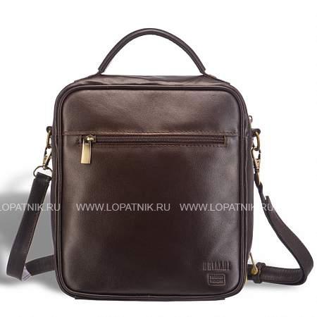 кожаная сумка через плечо brialdi aledo (аледо) brown br12936vu коричневый Brialdi