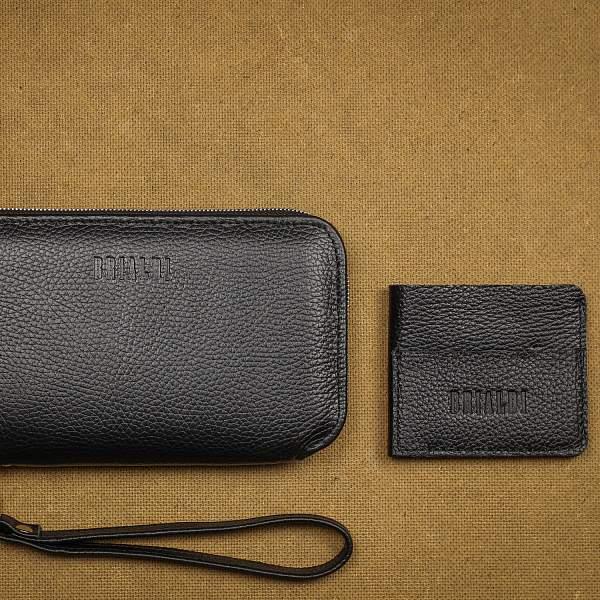 Мультиклатч 2-В-1 BRIALDI Drake (Дрейк) relief black BR23100NT Черный Brialdi, Артикул: BR23100NT фото №1
