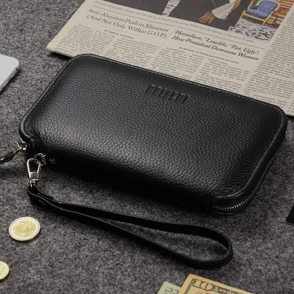 Мультиклатч 2-В-1 BRIALDI Drake (Дрейк) relief black BR23100NT Черный Brialdi, Артикул: BR23100NT фото №1