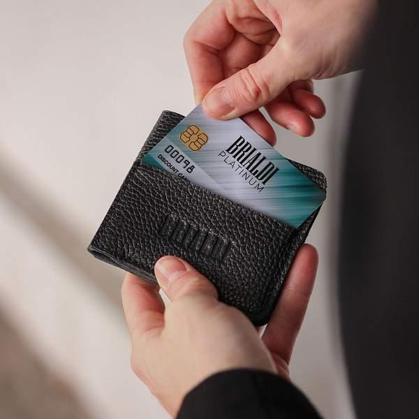 Мультиклатч 2-В-1 BRIALDI Drake (Дрейк) relief black BR23100NT Черный Brialdi, Артикул: BR23100NT фото №1