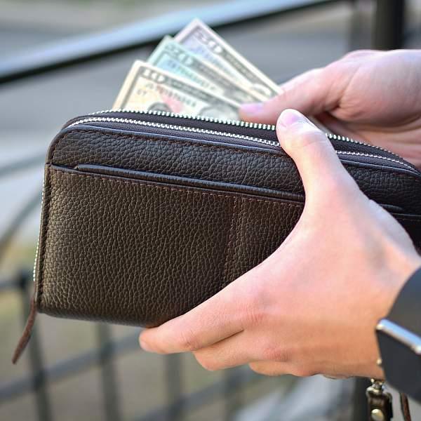 Мужской клатч с двумя отделениями BRIALDI Capitan (Капитан) relief brown BR32916QO Коричневый Brialdi, Артикул: BR32916QO фото №1