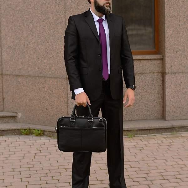 Деловая сумка BRIALDI Caorle? (Каорле) relief black BR34088IE Черный Brialdi, Артикул: BR34088IE фото №1