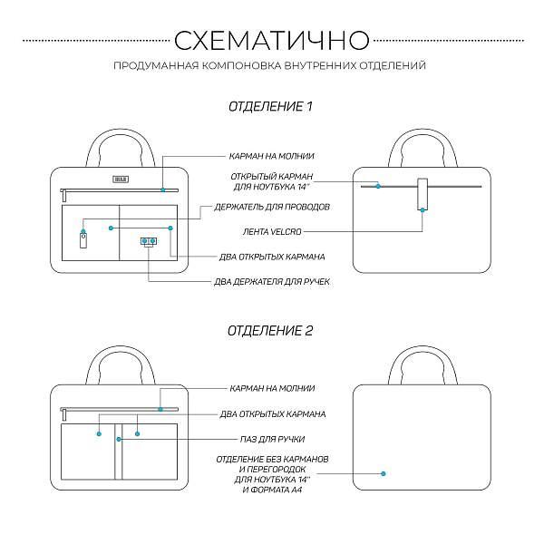 Деловая сумка BRIALDI Oxford? (Оксфорд) relief black BR34096OT Черный Brialdi, Артикул: BR34096OT фото №1