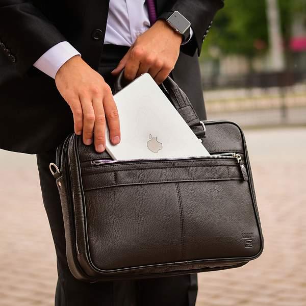 Деловая сумка BRIALDI Oxford? (Оксфорд) relief brown BR34100XU Коричневый Brialdi, Артикул: BR34100XU фото №1