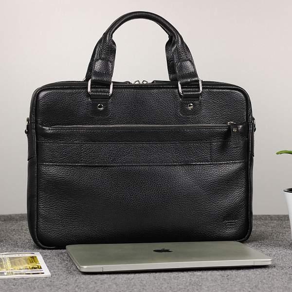 Деловая сумка BRIALDI York (Йорк) relief black BR34102CO Черный Brialdi, Артикул: BR34102CO фото №1