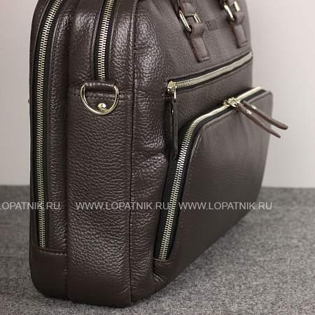 мужская деловая сумка с 23 карманами и отделами brialdi baltimore (балтимор) relief brown br44549xh коричневый Brialdi