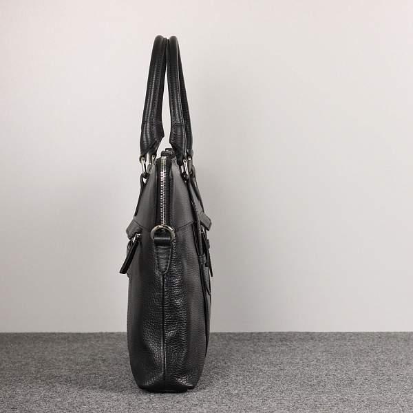 Мужская деловая сумка SLIM-формата для документов BRIALDI Hamilton (Гамильтон) relief black BR44550DR Черный Brialdi, Артикул: BR44550DR фото №1