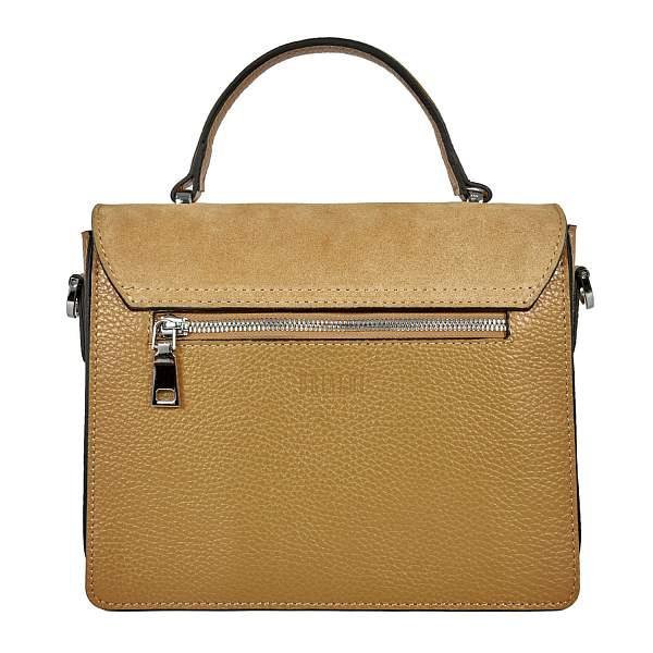 Классическая женская сумка среднего размера BRIALDI Agata (Агата) relief yellow BR46860GP Желтый Brialdi, Артикул: BR46860GP фото №1