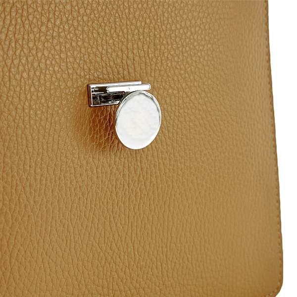 Классическая женская сумка среднего размера BRIALDI Agata (Агата) relief yellow BR46860GP Желтый Brialdi, Артикул: BR46860GP фото №1