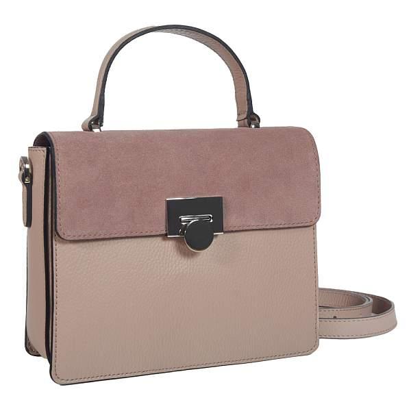 Классическая женская сумка среднего размера BRIALDI Agata (Агата) relief beige BR46862LD Бежевый Brialdi, Артикул: BR46862LD фото №1