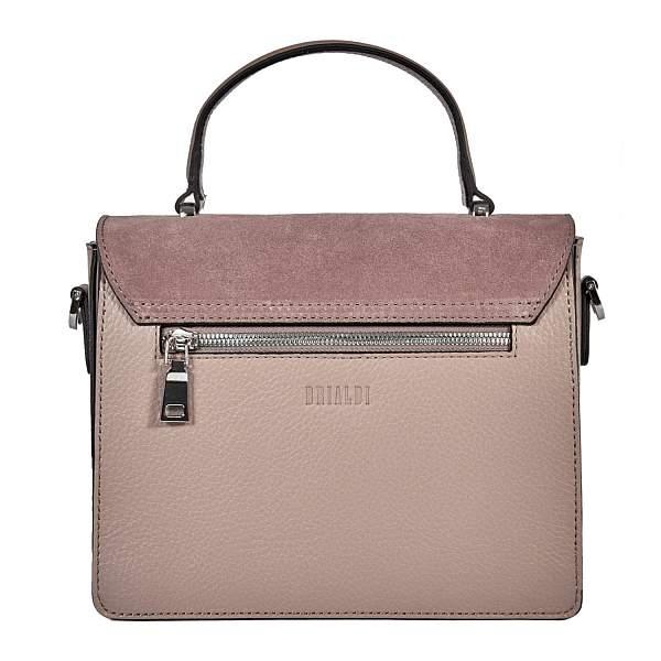 Классическая женская сумка среднего размера BRIALDI Agata (Агата) relief beige BR46862LD Бежевый Brialdi, Артикул: BR46862LD фото №1