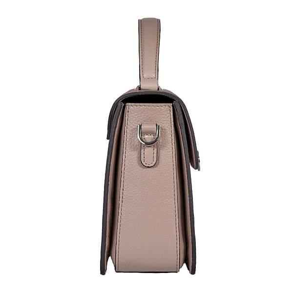 Классическая женская сумка среднего размера BRIALDI Agata (Агата) relief beige BR46862LD Бежевый Brialdi, Артикул: BR46862LD фото №1