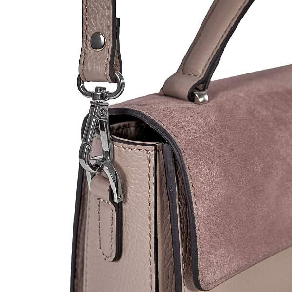 Классическая женская сумка среднего размера BRIALDI Agata (Агата) relief beige BR46862LD Бежевый Brialdi, Артикул: BR46862LD фото №1