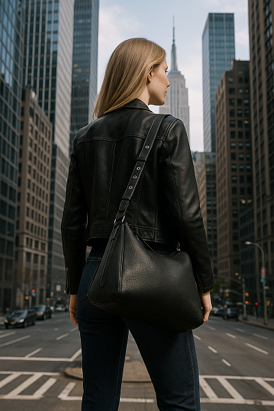 Вместительная женская сумка BRIALDI Fiona (Фиона) relief black BR47235UJ Черный Brialdi, Артикул: BR47235UJ фото №1