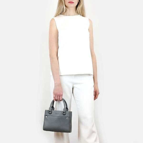 Миниатюрная женская сумочка малого размера BRIALDI Noemi (Ноеми) relief grey BR47253NJ Серый Brialdi, Артикул: BR47253NJ фото №1