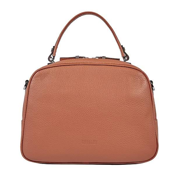 Удобная женская сумочка с двумя отделениями BRIALDI Elma (Эльма) relief orange BR47382HC Оранжевый Brialdi, Артикул: BR47382HC фото №1