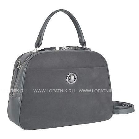 удобная женская сумочка с двумя отделениями brialdi elma (эльма) relief grey br47385zq серый Brialdi