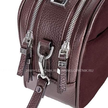 сумочка в mini-формате с двумя отделениями brialdi melissa (мелисса) relief burgundy br47387qt бордовый Brialdi