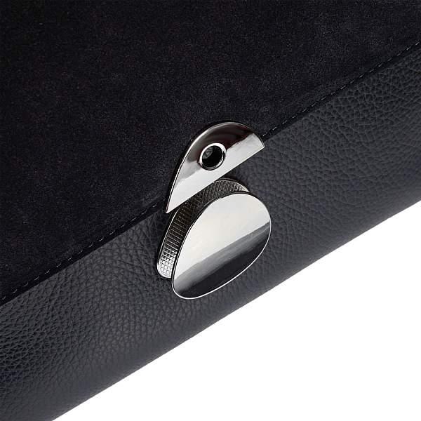 Классическая женская сумка среднего размера BRIALDI Leona (Леона) relief black BR47440OR Черный Brialdi, Артикул: BR47440OR фото №1