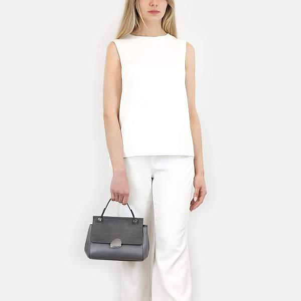 Классическая женская сумка MINI-формата BRIALDI Thea  (Тея) relief grey BR47447DW Серый Brialdi, Артикул: BR47447DW фото №1