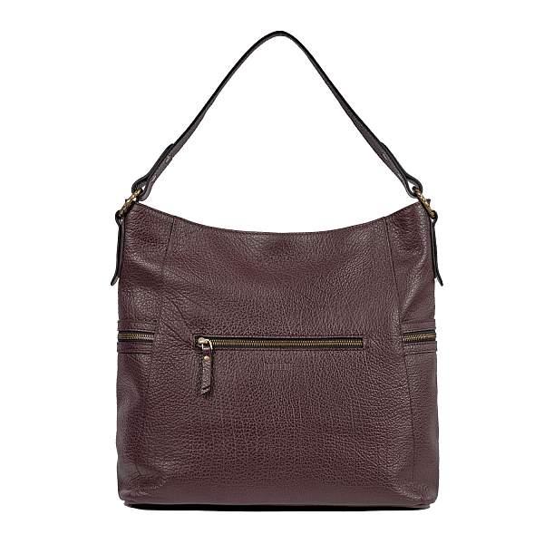 Вместительный шопер BRIALDI Berta (Берта) bison burgundy BR47450FY Бордовый Brialdi, Артикул: BR47450FY фото №1