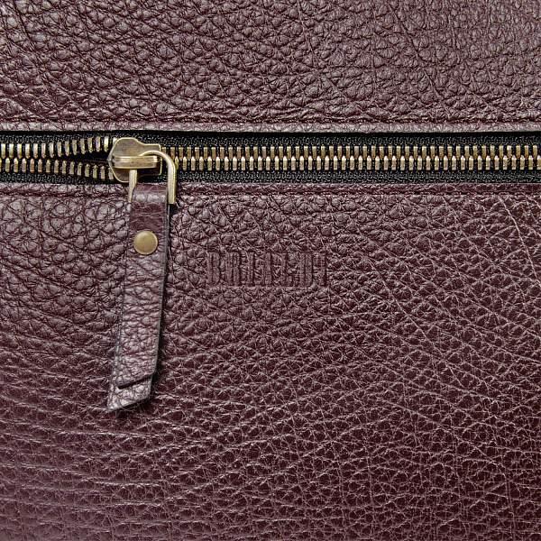 Вместительный шопер BRIALDI Berta (Берта) bison burgundy BR47450FY Бордовый Brialdi, Артикул: BR47450FY фото №1