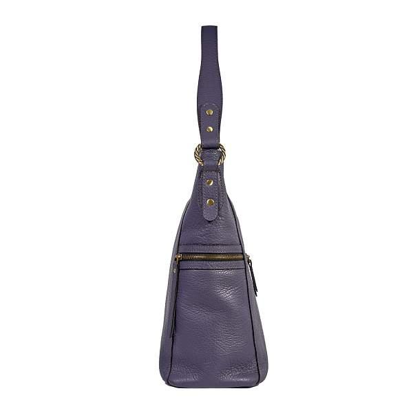 Вместительный шопер BRIALDI Berta (Берта) bison purple BR47455FJ Фиолетовый Brialdi, Артикул: BR47455FJ фото №1