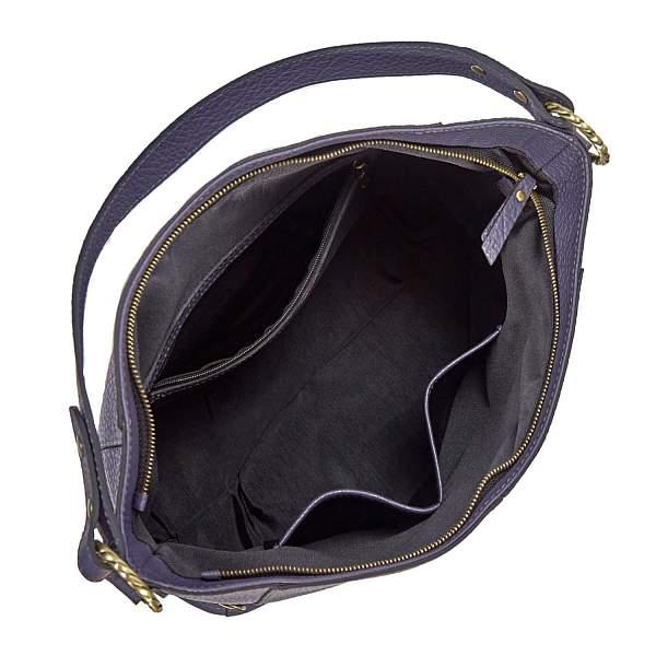 Вместительный шопер BRIALDI Berta (Берта) bison purple BR47455FJ Фиолетовый Brialdi, Артикул: BR47455FJ фото №1
