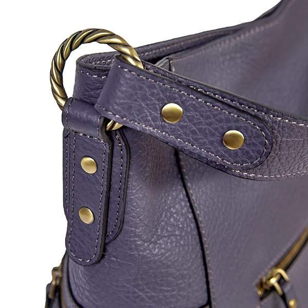 Вместительный шопер BRIALDI Berta (Берта) bison purple BR47455FJ Фиолетовый Brialdi, Артикул: BR47455FJ фото №1