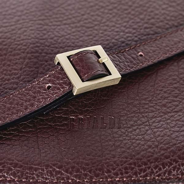 Продуманный шоппер BRIALDI Dora (Дора) bison burgundy BR47545IT Бордовый Brialdi, Артикул: BR47545IT фото №1
