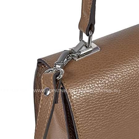 классическая женская сумочка среднего размера brialdi devi (деви) relief brown br47555vn коричневый Brialdi