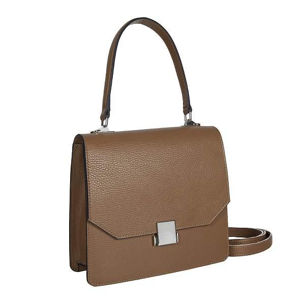 Классическая женская сумочка среднего размера BRIALDI Devi (Деви) relief brown BR47555VN Коричневый Brialdi, Артикул: BR47555VN фото №1