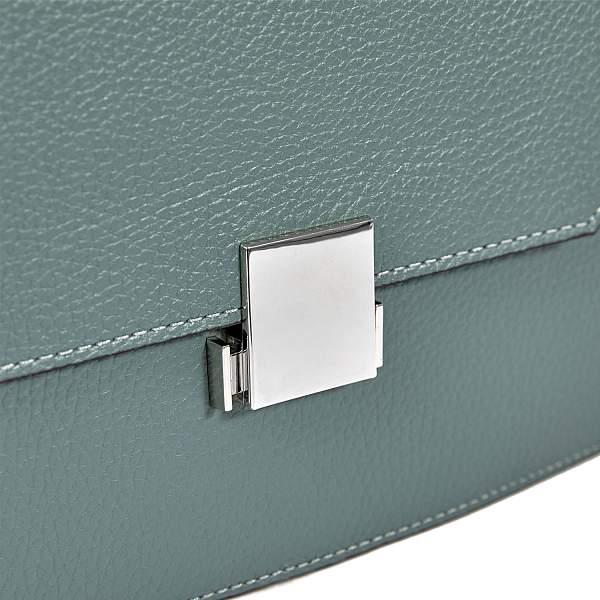 Классическая женская сумочка среднего размера BRIALDI Devi (Деви) relief mint BR47556QG Бирюзовый Brialdi, Артикул: BR47556QG фото №1