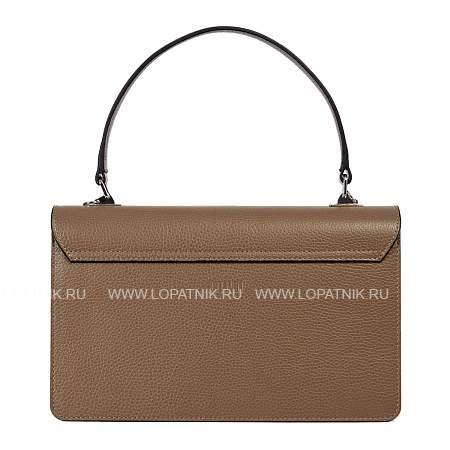 классическая женская сумочка среднего размера brialdi margaret (маргарет) relief brown br47570so коричневый Brialdi