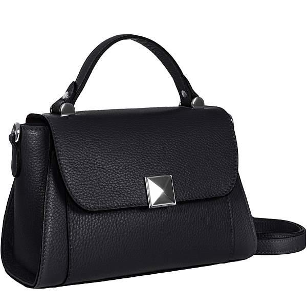 Элегантная сумочка mini-размера BRIALDI Laura (Лаура) relief black BR47602GX Черный Brialdi, Артикул: BR47602GX фото №1