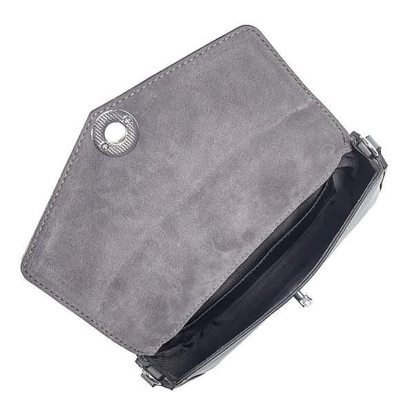 Элегантная сумочка на плечо BRIALDI Sophie (Софи) relief grey BR47614GG Серый Brialdi, Артикул: BR47614GG фото №1