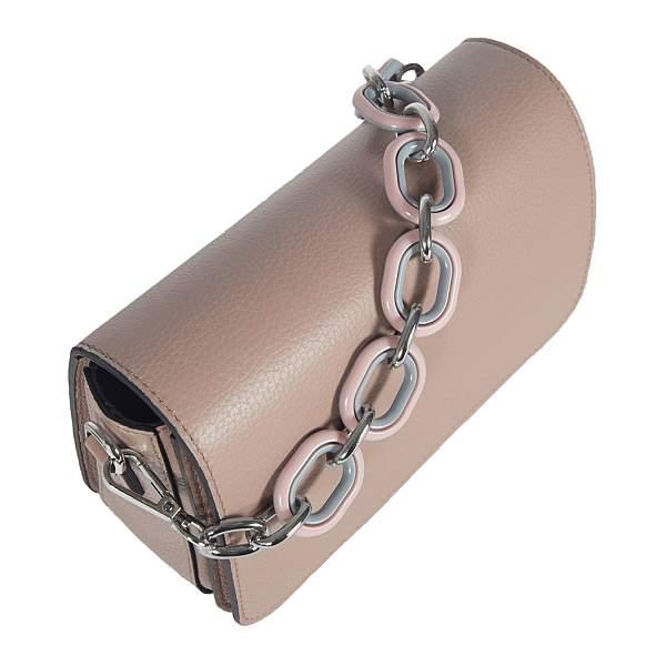 Роскошная сумочка на плечо оригинальной формы BRIALDI Isabel (Изабель) relief beige BR47685IY Бежевый Brialdi, Артикул: BR47685IY фото №1