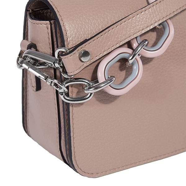 Роскошная сумочка на плечо оригинальной формы BRIALDI Isabel (Изабель) relief beige BR47685IY Бежевый Brialdi, Артикул: BR47685IY фото №1