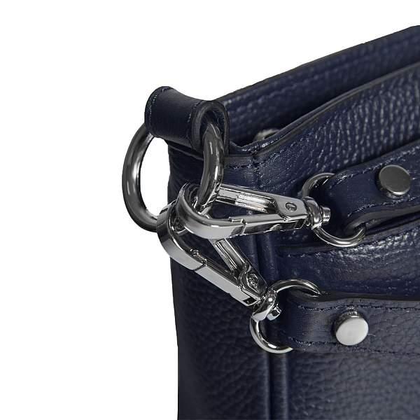 Функциональная сумочка через плечо BRIALDI Medea (Медея) relief blue BR47713QF Синий Brialdi, Артикул: BR47713QF фото №1