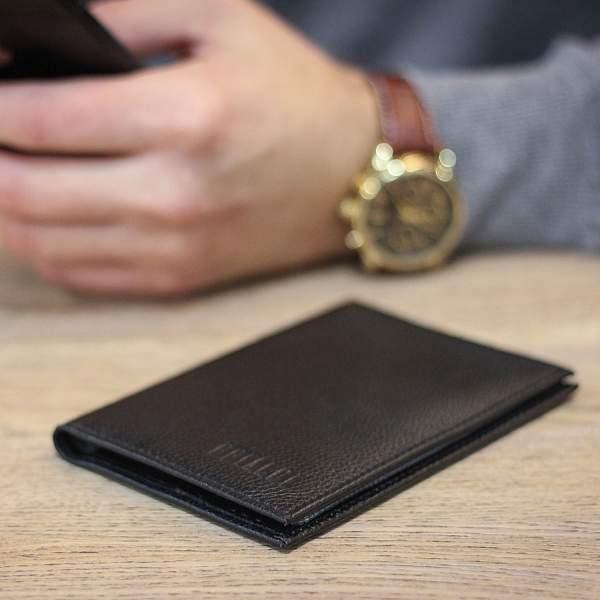 Удобное портмоне для автомобилиста BRIALDI Alfa (Альфа) relief black BR48169RW Черный Brialdi, Артикул: BR48169RW фото №1