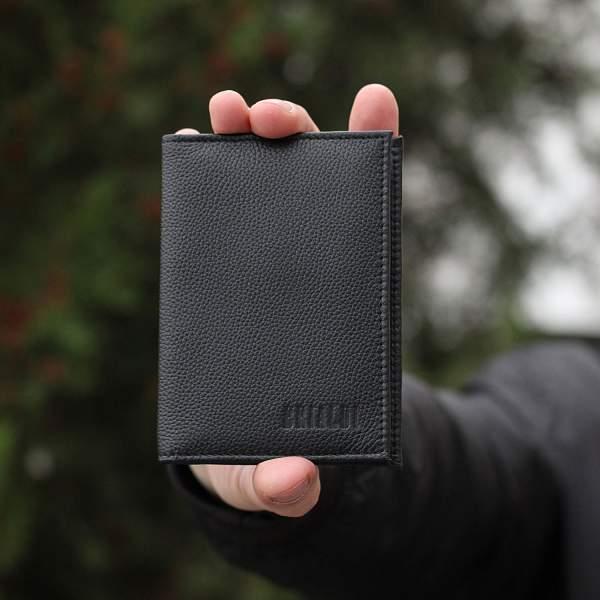 Удобное портмоне для автомобилиста BRIALDI Alfa (Альфа) relief black BR48169RW Черный Brialdi, Артикул: BR48169RW фото №1