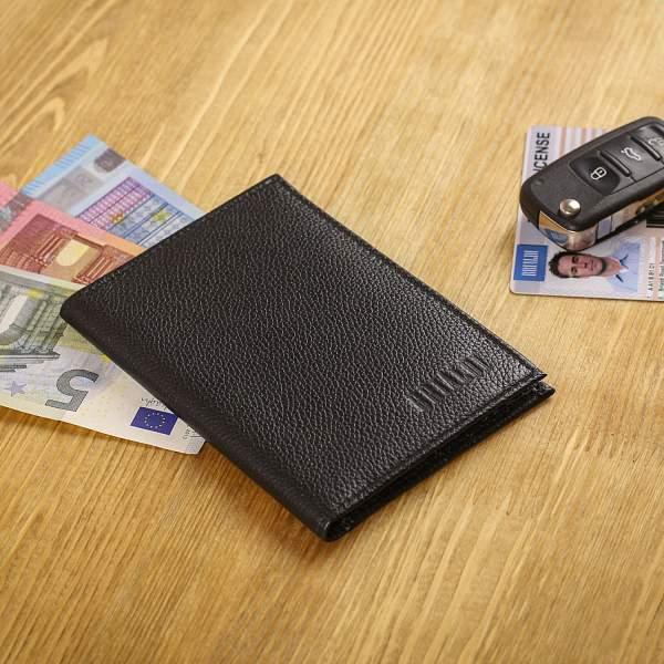 Удобное портмоне для автомобилиста BRIALDI Alfa (Альфа) relief black BR48169RW Черный Brialdi, Артикул: BR48169RW фото №1