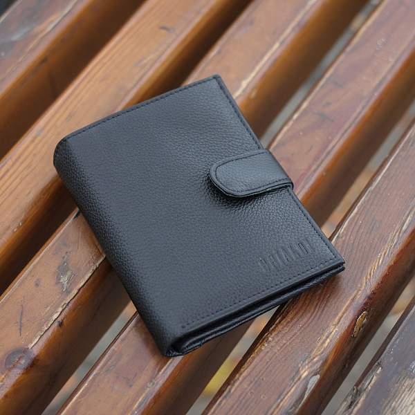 Солидное мужское портмоне BRIALDI Bravo (Браво) relief black  BR48187IS Черный Brialdi, Артикул: BR48187IS фото №1