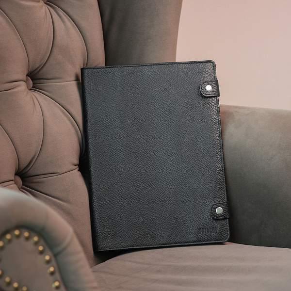 Папка для документов А4 мягкой формы BRIALDI Memory (Мемори) relief black BR49584EW Черный Brialdi, Артикул: BR49584EW фото №1