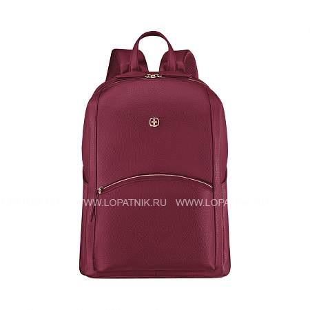 рюкзак женский wenger leamarie, красный, пвх/полиэстер, 31x16x41 см, 18 л 611868 Wenger
