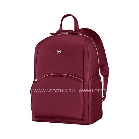 рюкзак женский wenger leamarie, красный, пвх/полиэстер, 31x16x41 см, 18 л 611868 Wenger