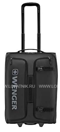 сумка на колесах wenger, черная, полиэстер, 23x38x54 см, 53 л 610173 Wenger